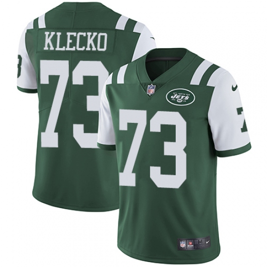 Youth Nike New York Jets #73 Joe Klecko Green Team Color Vapor Untouchable Limited Player NFL Jersey - Ujersey