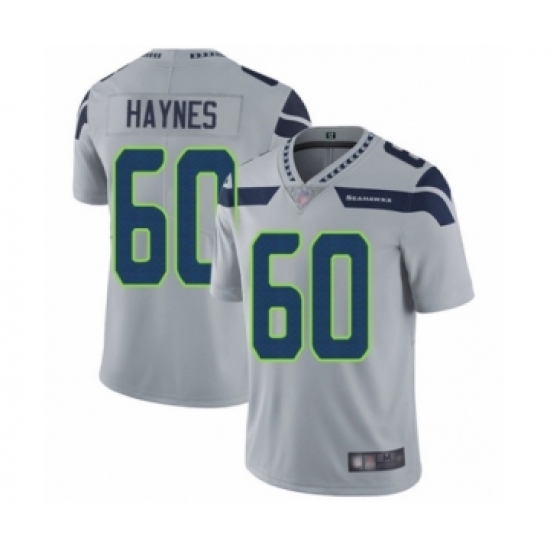 Youth Seattle Seahawks #60 Phil Haynes Grey Alternate Vapor Untouchable Limited Player Football Jersey - Ujersey
