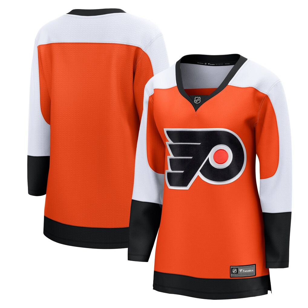 Women's Philadelphia Flyers Fanatics Burnt Orange Home Breakaway Jersey
