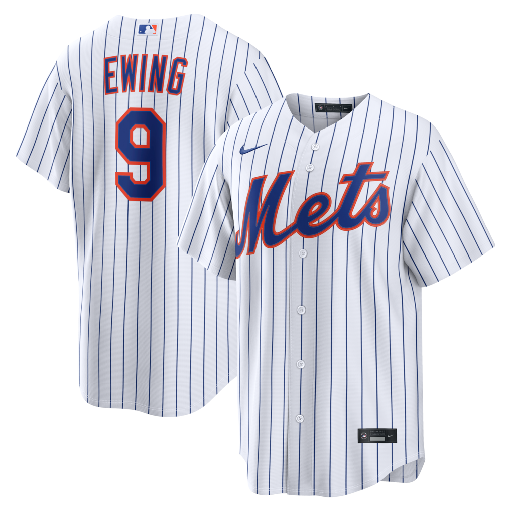 Men's New York Mets AJ Ewing Nike White Home Replica Jersey - Ujersey