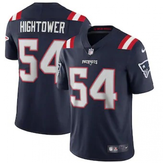 Nike New England Patriots #54 Dont'a Hightower Men's Navy 2020 Vapor Limited Jersey - Ujersey