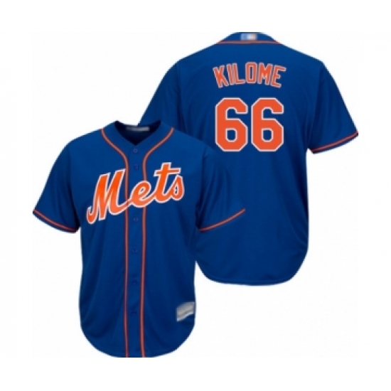 Youth New York Mets #66 Franklyn Kilome Authentic Royal Blue Alternate Home Cool Base Baseball Player Jersey - Ujersey