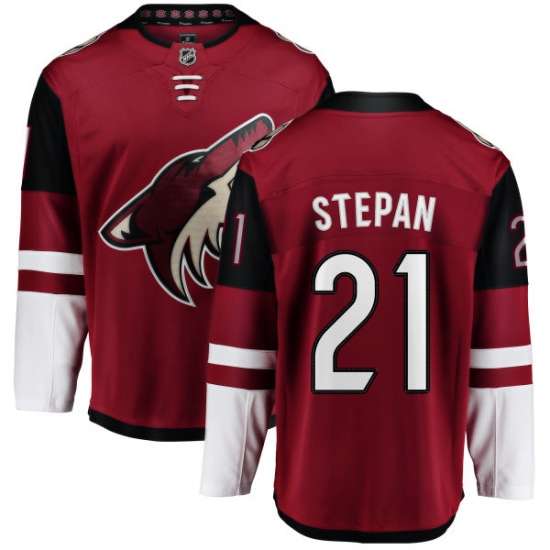 Youth Arizona Coyotes #21 Derek Stepan Fanatics Branded Burgundy Red Home Breakaway NHL Jersey - Ujersey