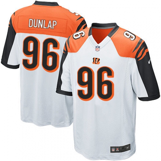 Men's Nike Cincinnati Bengals #96 Carlos Dunlap Game White NFL Jersey - Ujersey