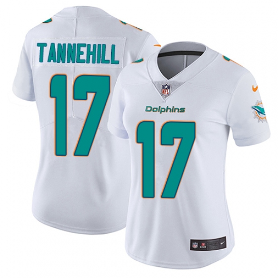 Women's Nike Miami Dolphins #17 Ryan Tannehill Elite White NFL Jersey - Ujersey