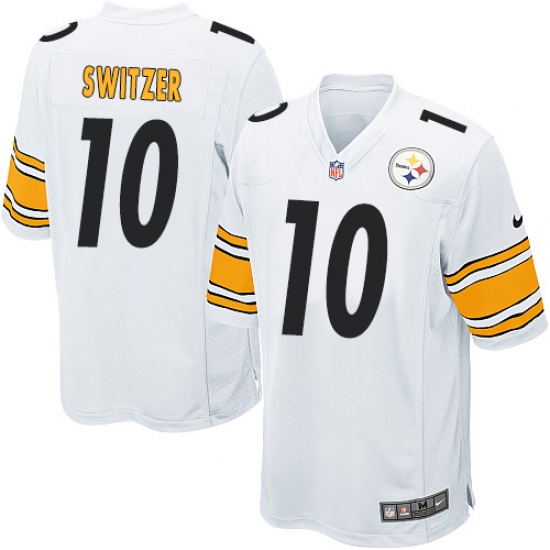 Men's Nike Pittsburgh Steelers #10 Ryan Switzer Game White NFL Jersey - Ujersey