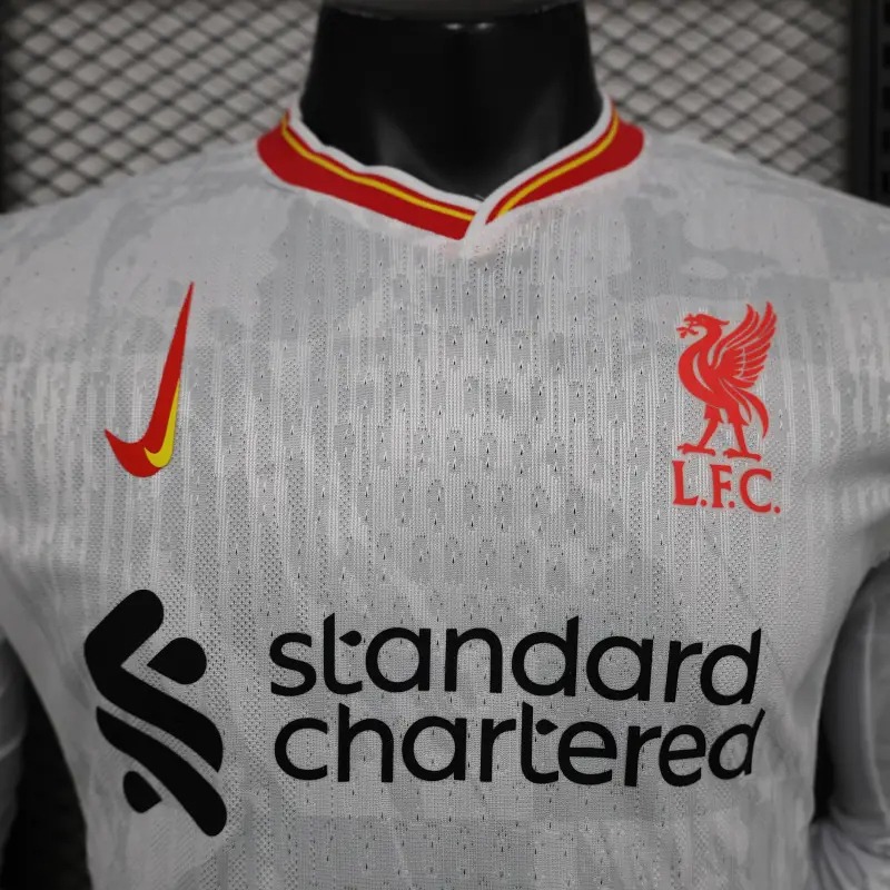 Liverpool Football Jersey Third Away Long Sleeve Shirt 2024/25 - Ujersey NHL