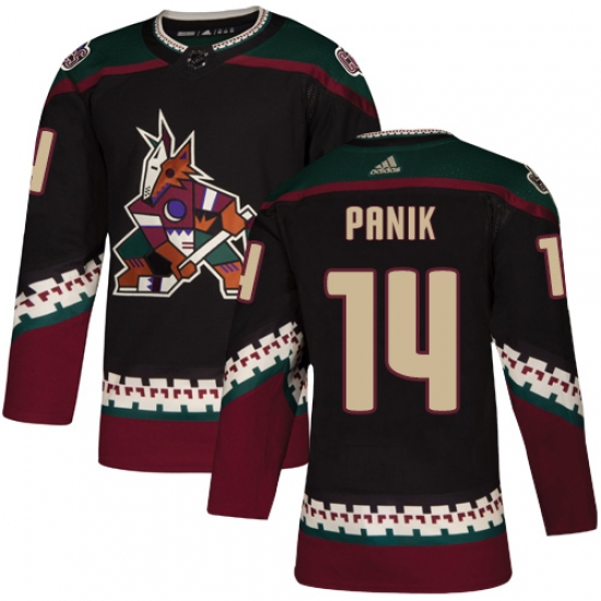 Youth Adidas Arizona Coyotes #14 Richard Panik Authentic Black Alternate NHL Jersey - Ujersey