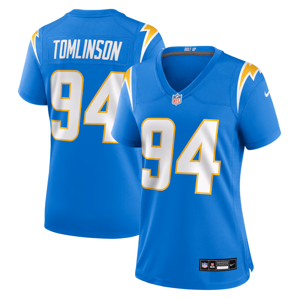 Women's Los Angeles Chargers Dalvin Tomlinson Nike Powder Blue Team Game Jersey - U-jersey