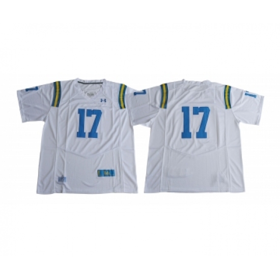 UCLA Bruins 17 Brett Hundley White College Football Jersey - Ujersey