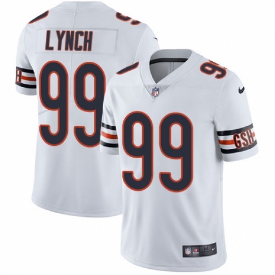 Men's Nike Chicago Bears #99 Aaron Lynch White Vapor Untouchable Limited Player NFL Jersey - Ujersey