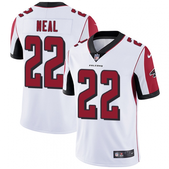 Men's Nike Atlanta Falcons #22 Keanu Neal White Vapor Untouchable Limited Player NFL Jersey - Ujersey