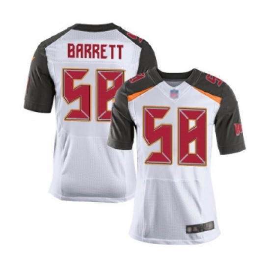 Men's Tampa Bay Buccaneers #58 Shaquil Barrett Elite White Football Jersey - Ujersey