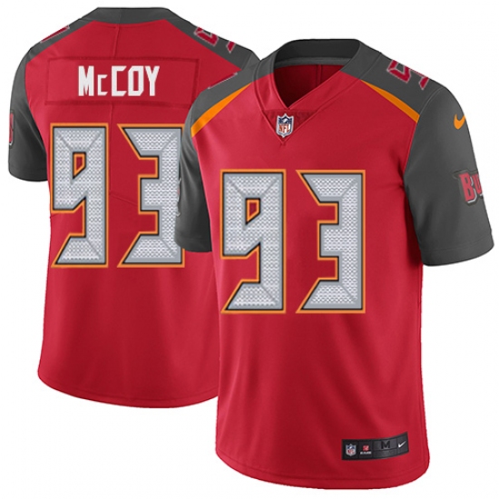 Youth Nike Tampa Bay Buccaneers #93 Gerald McCoy Elite Red Team Color NFL Jersey - Ujersey