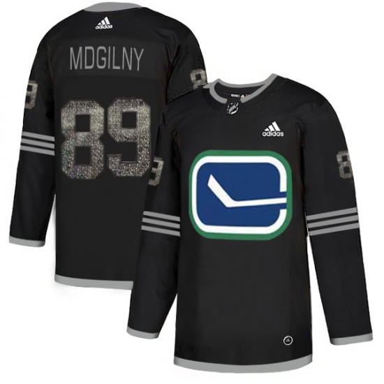Men's Adidas Vancouver Canucks #89 Alexander Mogilny Black 1 Authentic Classic Stitched NHL Jersey - Ujersey