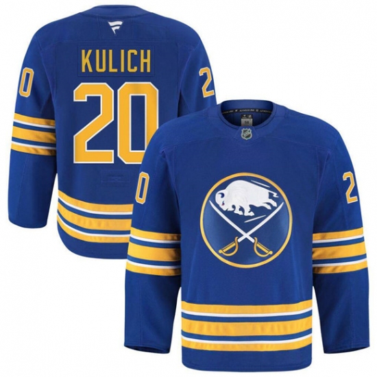 Men's Buffalo Sabres #20 Jií Kulich Blue Stitched Hockey Jersey - Ujersey