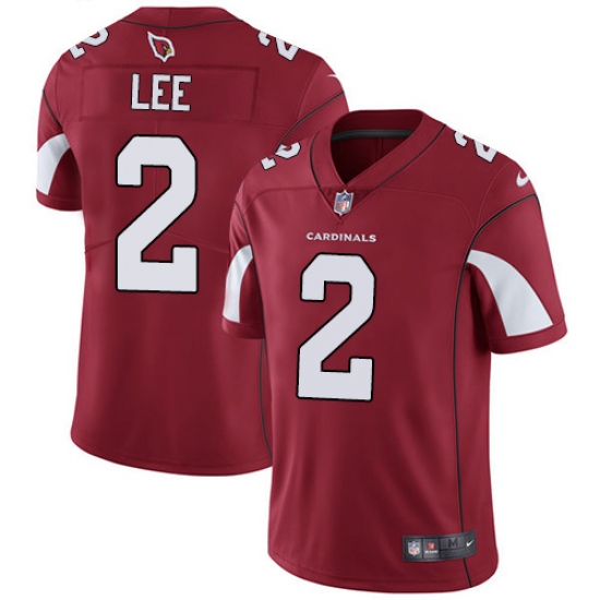 Men's Nike Arizona Cardinals #2 Andy Lee Red Team Color Vapor Untouchable Limited Player NFL Jersey - Ujersey
