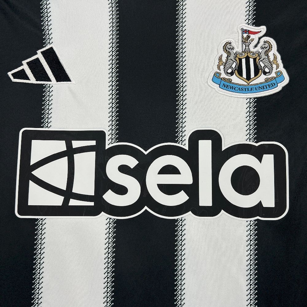 Newcastle United Football Jersey Home Custom Long Sleeve Shirt 2025/26 - Ujersey