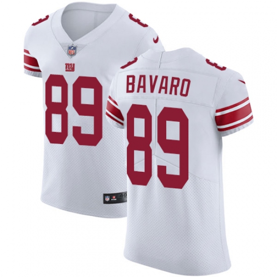 Men's Nike New York Giants #89 Mark Bavaro White Vapor Untouchable Elite Player NFL Jersey - Ujersey