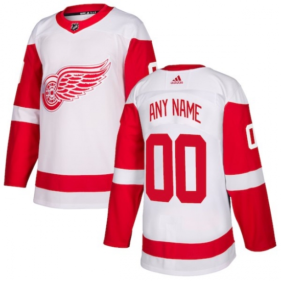 Men's Detroit Red Wings adidas White Authentic Custom Jersey - Ujersey