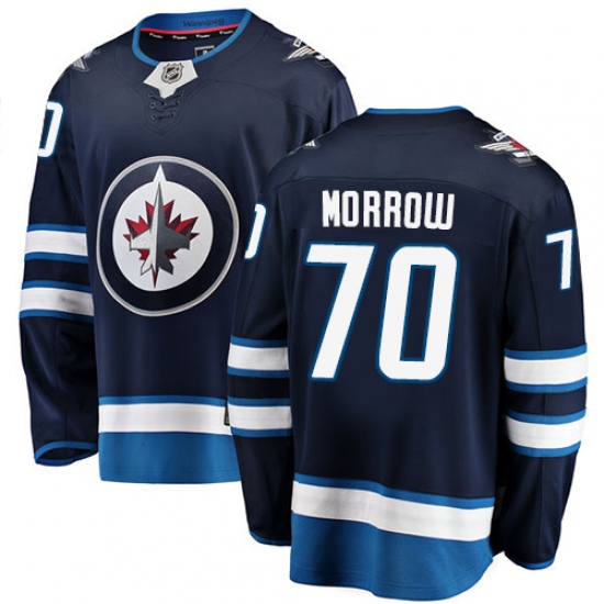 Youth Winnipeg Jets #70 Joe Morrow Fanatics Branded Navy Blue Home Breakaway NHL Jersey - Ujersey