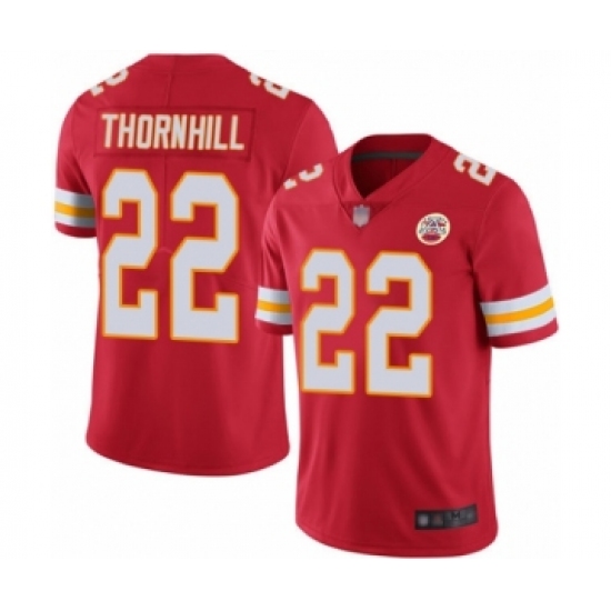 Youth Kansas City Chiefs #22 Juan Thornhill Red Team Color Vapor Untouchable Limited Player Football Jersey - Ujersey