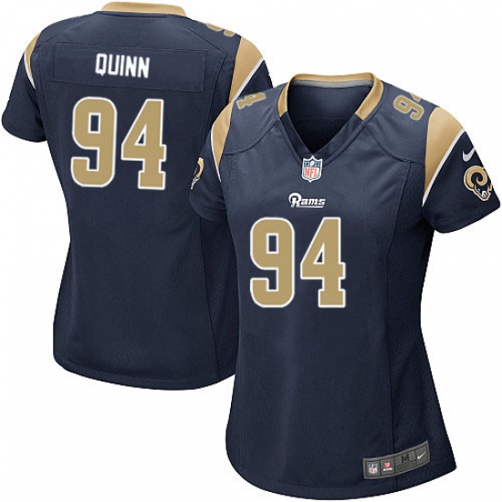 Women's Nike Los Angeles Rams #94 Robert Quinn Game Navy Blue Team Color NFL Jersey - Ujersey