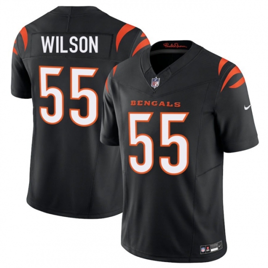 Men's Cincinnati Bengals #55 Logan Wilson Black 2025 F.U.S.E. Vapor Untouchable Limited Stitched Football Jersey - Ujersey