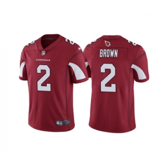 Men's Arizona Cardinals #2 Marquise Brown Red Vapor Untouchable Limited Stitched Jersey - Ujersey