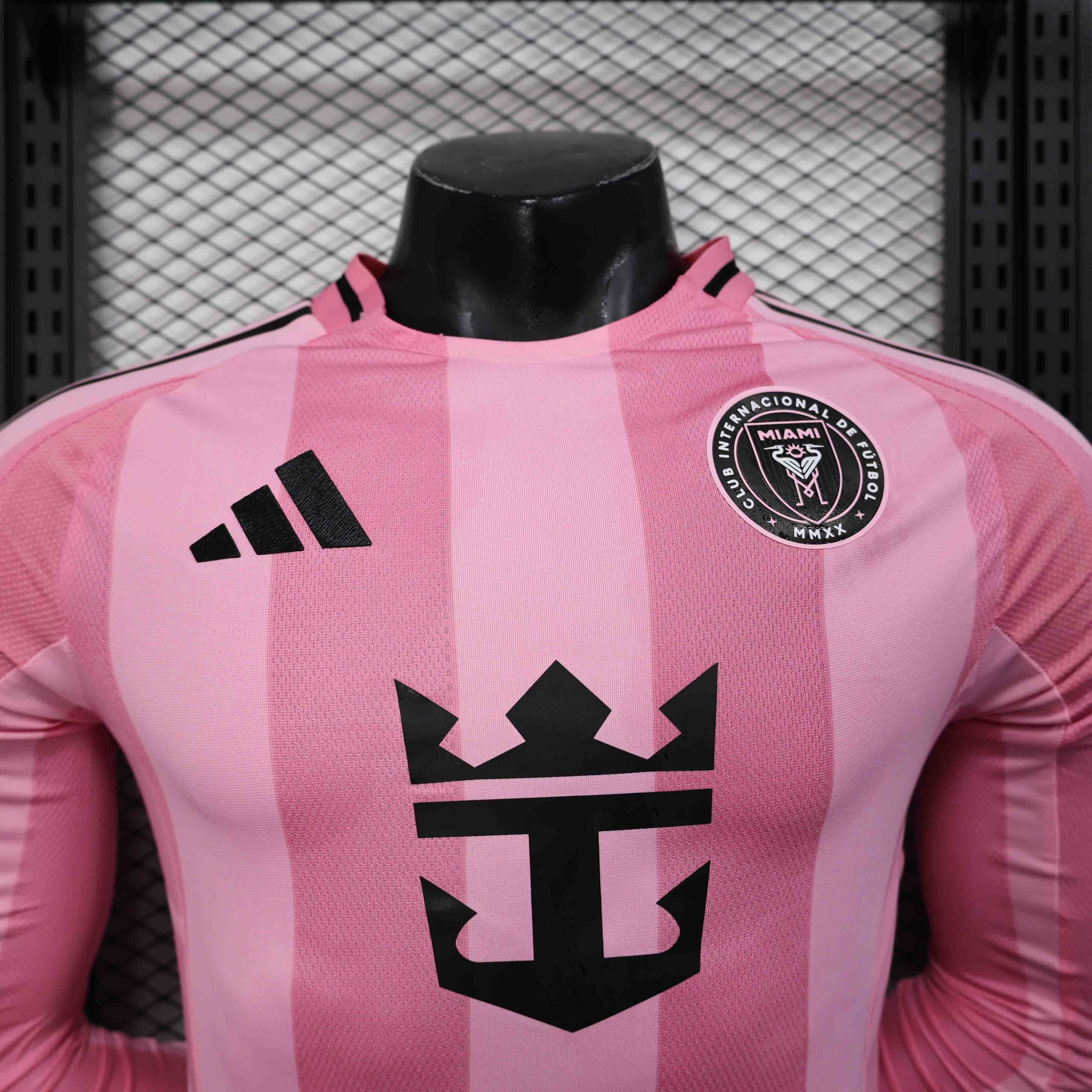 Inter Miami Soccer Jersey Home Long Sleeve Shirt 2025