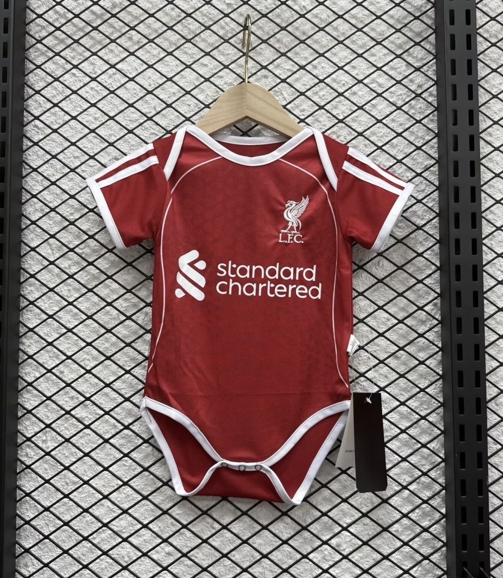 Liverpool Football Jersey Home Baby Uniform 2025/26 - U-jersey