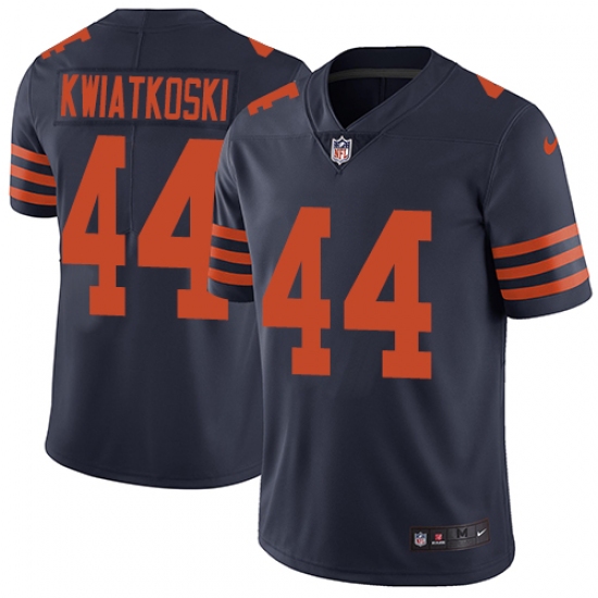Youth Nike Chicago Bears #44 Nick Kwiatkoski Navy Blue Alternate Vapor Untouchable Limited Player NFL Jersey - Ujersey