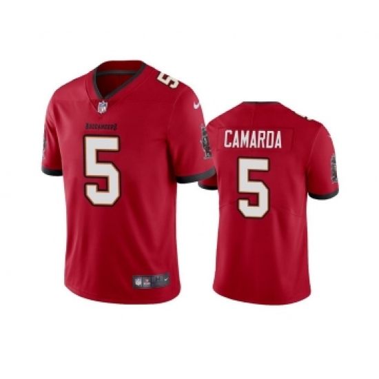 Men's Tampa Bay Buccaneers #5 Jake Camarda Red Vapor Untouchable Limited Stitched Jersey - Ujersey