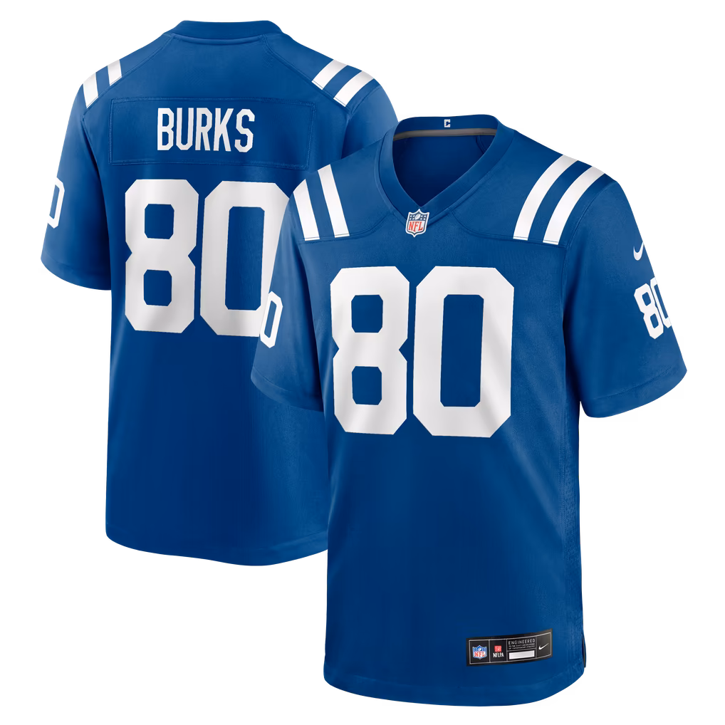 Men's Indianapolis Colts Deion Burks Nike Royal Team Game Jersey