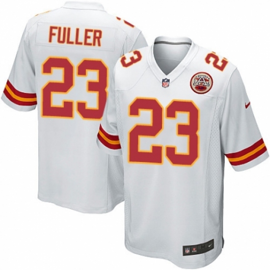 Men's Nike Kansas City Chiefs #23 Kendall Fuller Game White NFL Jersey - Ujersey