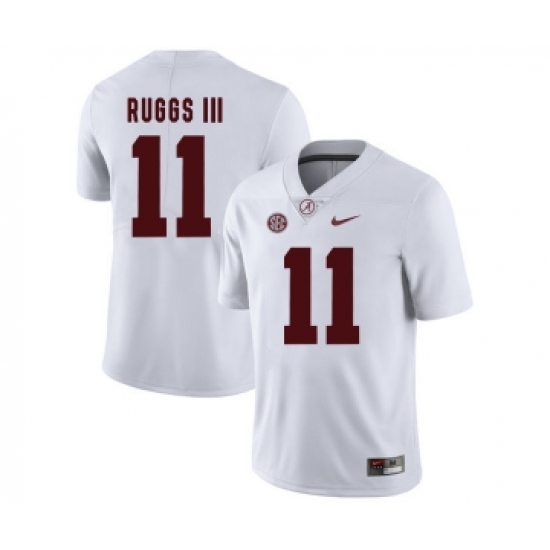 Alabama Crimson Tide 11 Henry Ruggs III White College Football Jersey