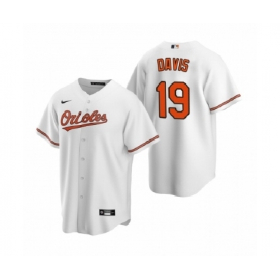 Youth Baltimore Orioles #19 Chris Davis Nike White 2020 Replica Home Jersey - Ujersey