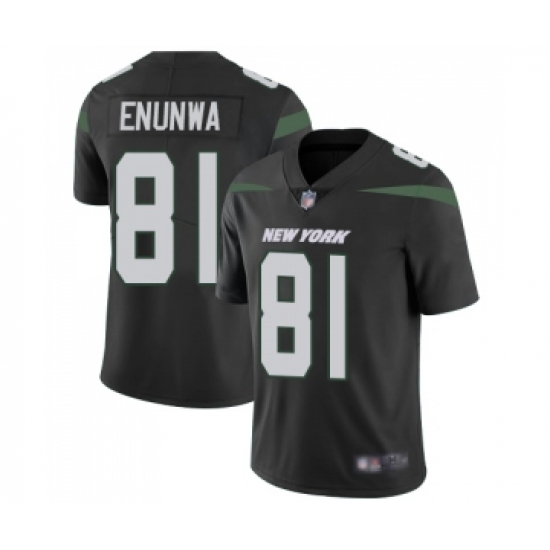 Men's New York Jets #81 Quincy Enunwa Black Alternate Vapor Untouchable Limited Player Football Jersey - Ujersey