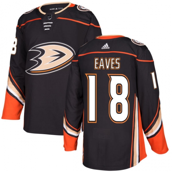 Youth Adidas Anaheim Ducks #18 Patrick Eaves Premier Black Home NHL Jersey - Ujersey
