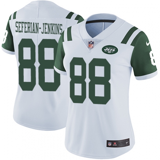 Women's Nike New York Jets #88 Austin Seferian-Jenkins Elite White NFL Jersey - Ujersey