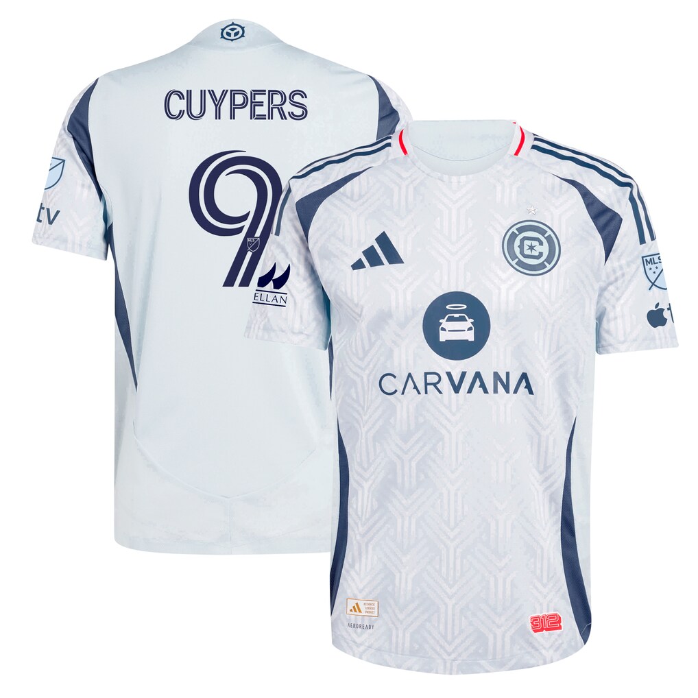 Men's Chicago Fire Hugo Cuypers adidas Light Blue 2025 The Municipal Kit Authentic Player Jersey - Ujersey