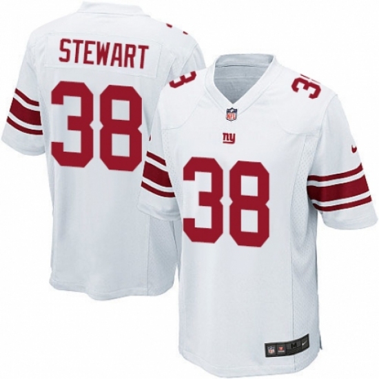Men's Nike New York Giants #38 Jonathan Stewart Game White NFL Jersey - Ujersey