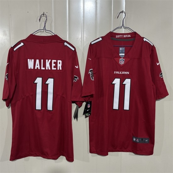 Men's Atlanta Falcons #11 Jalon Walker Red 2026 New Vapor Untouchable Limited Stitched Football Jersey - Ujersey