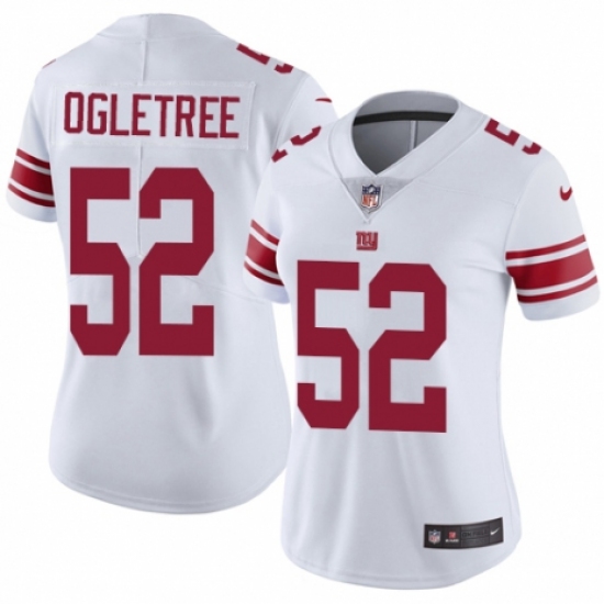 Women's Nike New York Giants #52 Alec Ogletree White Vapor Untouchable Limited Player NFL Jersey - Ujersey