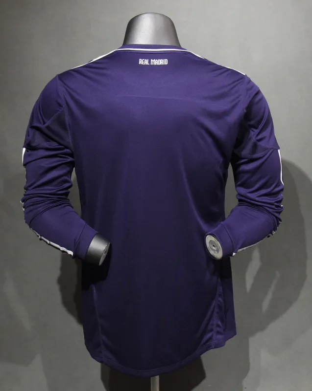 Real Madrid Retro Jersey Third Away Long Sleeve Soccer Shirt 2010/11