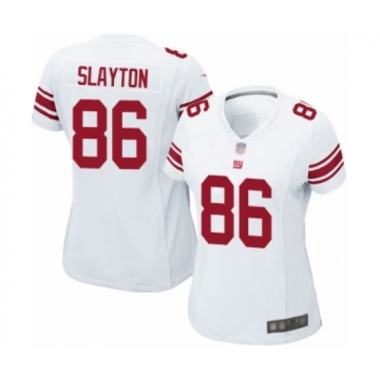 Women's New York Giants #86 Darius Slayton Game White Football Jersey - Ujersey