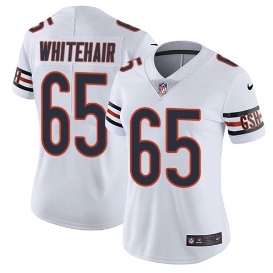 Women's Nike Chicago Bears #65 Cody Whitehair White Vapor Untouchable Limited Player NFL Jersey - Ujersey