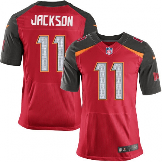 Men's Nike Tampa Bay Buccaneers #11 DeSean Jackson Elite Red Team Color NFL Jersey - Ujersey