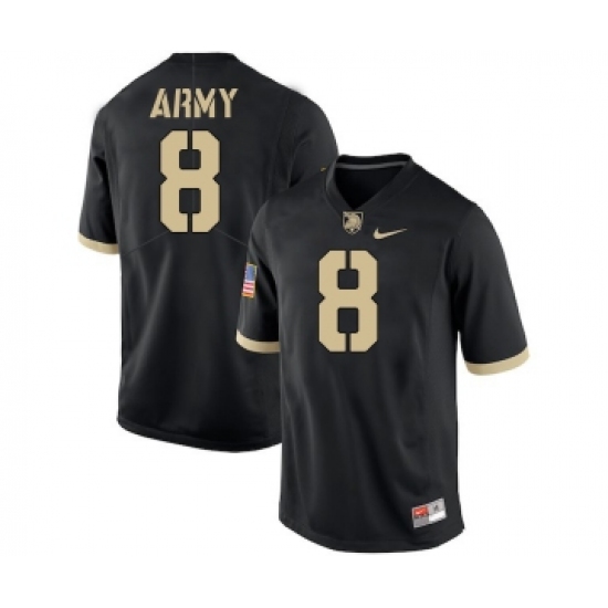 Army Black Knights 8 Kelvin Hopkins Jr. Black College Football Jersey - Ujersey