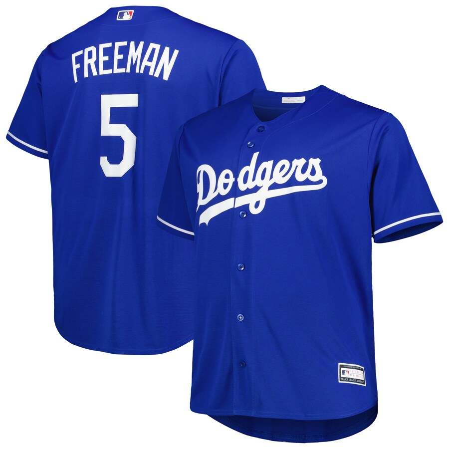 Men's Los Angeles Dodgers Freddie Freeman Royal Big & Tall Replica Player Jersey - Ujersey NHL
